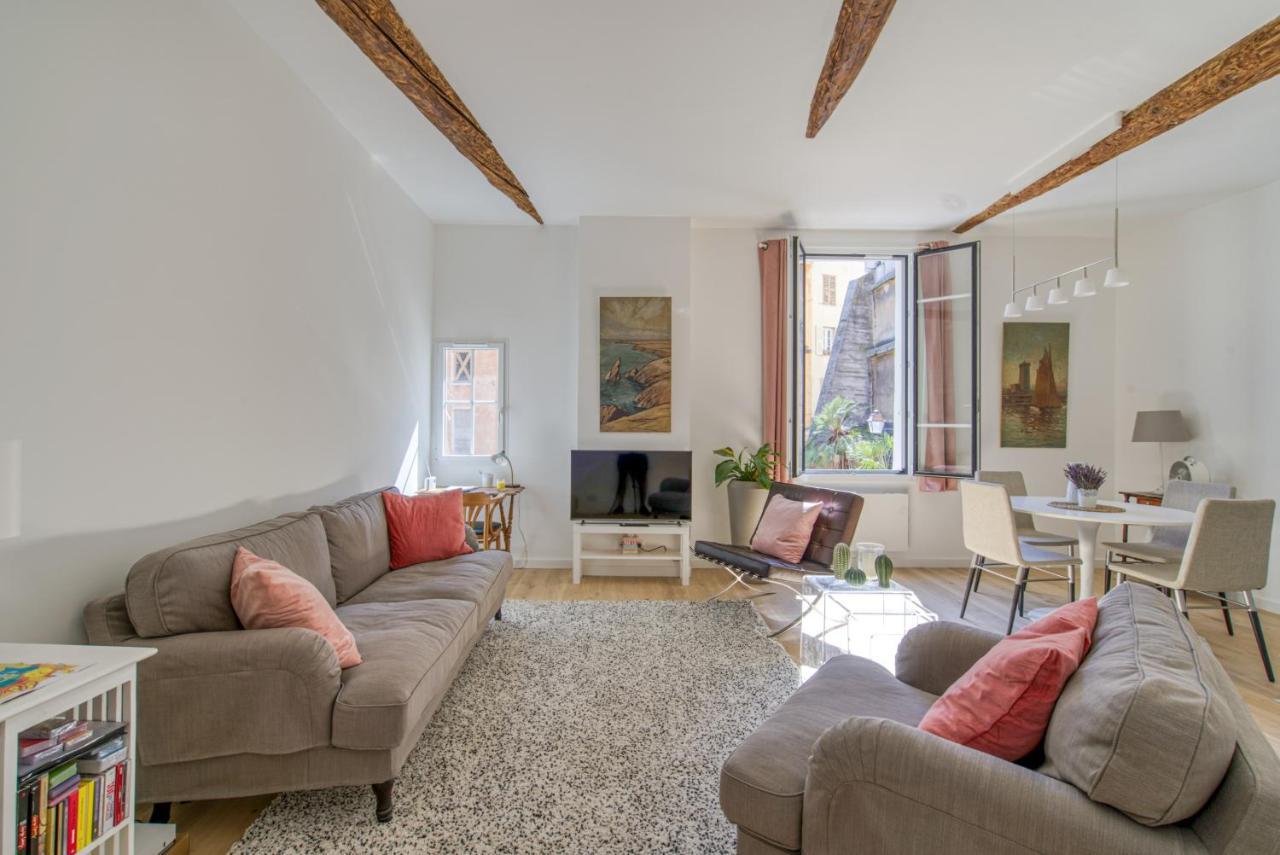 St Jobis - Charmant Appartement, Moderne Et Refait A Neuf, Vieux-Nice Buitenkant foto