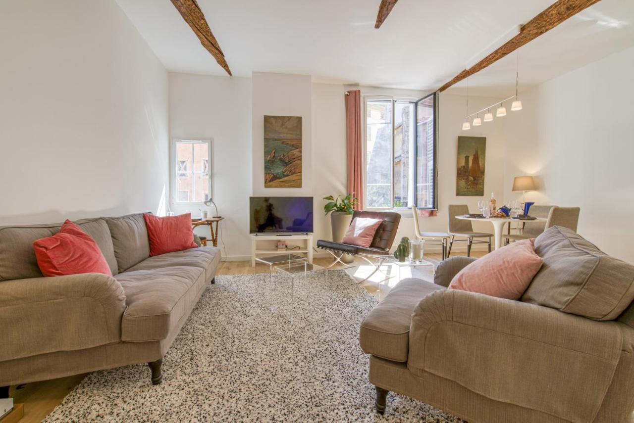 St Jobis - Charmant Appartement, Moderne Et Refait A Neuf, Vieux-Nice Buitenkant foto